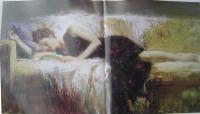 Pino Daeni - Impression oil painting.